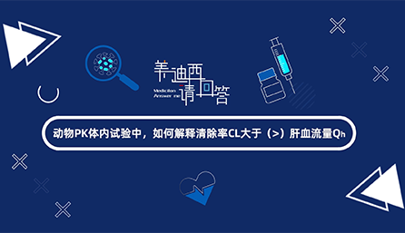 动物PK体内试验中，如何解释清除率CL大于肝血流量Qh